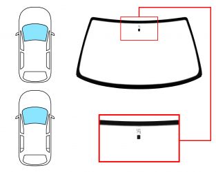 PARABRISAS CITROEN ZX 1991-1994 3/5 PUERTAS / FAMILIAR / DELANTERO / INCOLORO / CON BASE ESPEJO 