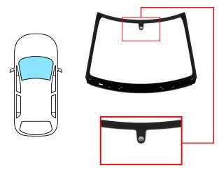 PARABRISAS CITROEN C3 2016-2020 DELANTERO / VERDE / CON BASE ESPEJO / MOLDURAS PREMONTADAS