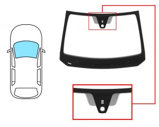 PARABRISAS DACIA DUSTER 2018-> DELANTERO / VERDE / CON BASE ESPEJO / CON SENSOR