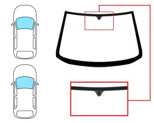 PARABRISAS FIAT PUNTO 1993-1999 3/5 PUERTAS / DELANTERO / VERDE / CON BASE ESPEJO 
