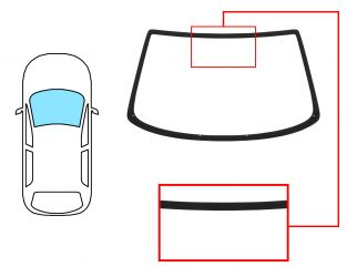 PARABRISAS FIAT SEICENTO 1998-2003 DELANTERO / VERDE
