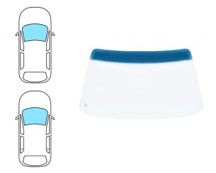 PARABRISAS FIAT UNO 1983-1989 3/5 PUERTAS / DELANTERO / VERDE BANDA AZUL
