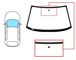 PARABRISAS FORD ORION 1990-1993 DELANTERO / INCOLORO 