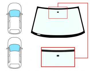 PARABRISAS FORD ESCORT 1990-1992 3/5 PUERTAS / FAMILIAR / CABRIO / DELANTERO / VERDE 