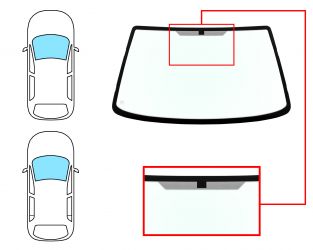 PARABRISAS FORD FIESTA 1999-2002 3/5 PUERTAS / DELANTERO / VERDE