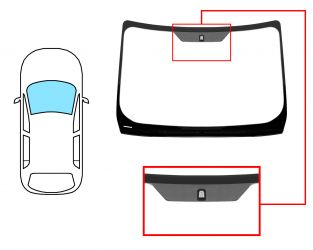 PARABRISAS FORD KUGA 2008-2013 DELANTERO / VERDE / CON BASE ESPEJO / MOLDURAS PREMONTADAS ABAJO