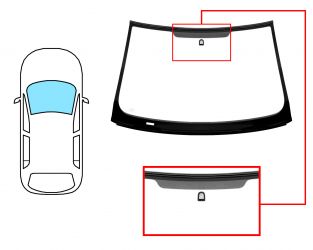 PARABRISAS FORD MONDEO 2003-2007 4/5 PUERTAS / FAMILIAR / DELANTERO / VERDE / CON BASE ESPEJO / MOLDURAS PREMONTADAS