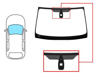 PARABRISAS FORD MONDEO 2007-2010 4/5 PUERTAS / FAMILIAR / DELANTERO / VERDE / CON BASE ESPEJO MODIFICADA / CON SENSOR / MOLDURAS PREMONTADAS