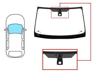 PARABRISAS FORD MONDEO 2007-2010 4/5 PUERTAS / FAMILIAR / DELANTERO / VERDE / TERMICO / CON BASE ESPEJO / CON SENSOR / MOLDURAS PREMONTADAS