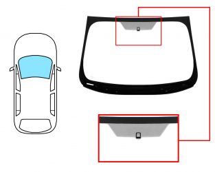 PARABRISAS FORD MONDEO 2014-2019 4/5 PUERTAS / FAMILIAR / DELANTERO / VERDE / CON BASE ESPEJO / MOLDURAS PREMONTADAS ABAJO