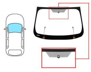 PARABRISAS FORD MONDEO 2014-2019 4/5 PUERTAS / FAMILIAR / DELANTERO / VERDE / ACUSTICO / TERMICO / CON BASE ESPEJO / MOLDURAS PREMONTADAS ABAJO