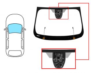 PARABRISAS FORD MONDEO 2014-2019 4/5 PUERTAS / FAMILIAR / DELANTERO / VERDE / ACUSTICO / TERMICO / CON BASE ESPEJO / CON SENSOR / CON SOPORTE CAMARA MODIFICADA / MOLDURAS PREMONTADAS