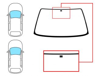 PARABRISAS FORD SIERRA 1987-1990 3/4/5 PUERTAS / FAMILIAR / DELANTERO / VERDE 