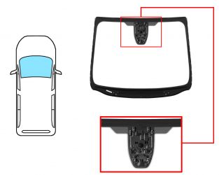 PARABRISAS FORD GALAXY 2015-2019 DELANTERO / REFLECTANTE / ACUSTICO / CON BASE ESPEJO / CON SENSOR / CON SOPORTE CAMARA / MOLDURAS PREMONTADAS