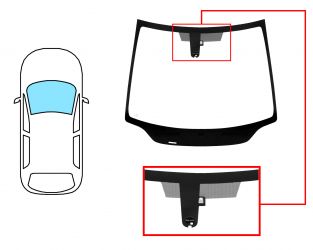 PARABRISAS HONDA CIVIC 2006-2012 3/5 PUERTAS / DELANTERO / VERDE / CON BASE ESPEJO / CON SENSOR