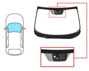 PARABRISAS HONDA CRV 2018-> DELANTERO / VERDE / ACUSTICO / CON BASE ESPEJO / CON SENSOR / CON SOPORTE CAMARA