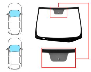 PARABRISAS HYUNDAI I30 2012-2016 3/5 PUERTAS / FAMILIAR / DELANTERO / VERDE / CON BASE ESPEJO 