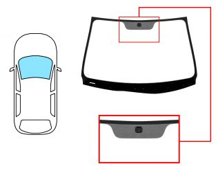 PARABRISAS KIA CEED 2007-2009 3 PUERTAS / DELANTERO / VERDE / CON BASE ESPEJO 