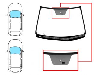 PARABRISAS KIA CEED 2007-2009 5 PUERTAS / FAMILIAR / DELANTERO / VERDE / CRISTAL TERMICO / CON BASE ESPEJO MODIFICADO / CON SENSOR