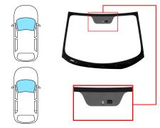 PARABRISAS KIA RIO 2014-2017 3/4/5 PUERTAS / DELANTERO / VERDE / CON BASE ESPEJO / CON SENSOR