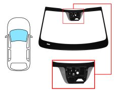 PARABRISAS KIA SORENTO 2020-2024 DELANTERO / VERDE / ACUSTICO / CON BASE ESPEJO / CON SENSOR / CON SENSOR ANTIVAHO / CON SOPORTE CAMARA / PANTALLA INTEGRADA / MOLDURAS PREMONTADAS