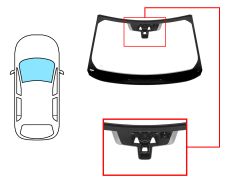 PARABRISAS LAND ROVER DISCOVERY SPORT 2016-2020 DELANTERO / REFLECTANTE / ACUSTICO / CON SENSOR / CON SENSOR ANTIVAHO / CON SOPORTE CAMARA / MOLDURAS PREMONTADAS