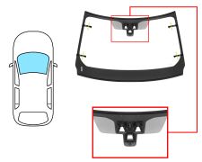 PARABRISAS LAND ROVER RANGE ROVER VELAR 2017-2020 DELANTERO / VERDE / ACUSTICO / TERMICO / CON SENSOR / CON SOPORTE CAMARA / MOLDURAS PREMONTADAS