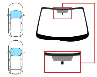 PARABRISAS MAZDA 6 2002-2006 4/5 PUERTAS / FAMILIAR / DELANTERO / VERDE / CON BASE ESPEJO / MOLDURAS PREMONTADAS