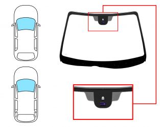 PARABRISAS MAZDA 6 2002-2006 4/5 PUERTAS / FAMILIAR / DELANTERO / VERDE / CON BASE ESPEJO / CON SENSOR / MOLDURAS PREMONTADAS