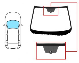 PARABRISAS MAZDA 6 2008-2010 4/5 PUERTAS / FAMILIAR / DELANTERO / VERDE / CON BASE ESPEJO / MOLDURAS PREMONTADAS