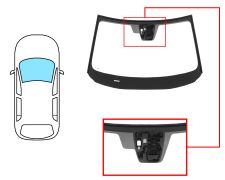 PARABRISAS MAZDA CX-5 2017-2022 DELANTERO / VERDE / ACUSTICO / CON BASE ESPEJO / CON SENSOR / CON SOPORTE CAMARA / MOLDURAS PREMONTADAS