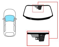 PARABRISAS MAZDA MX5 2015-2018 DELANTERO / VERDE / ACUSTICO / CON BASE ESPEJO / CON SENSOR / CON SOPORTE CAMARA MODIFICADO / MOLDURAS PREMONTADAS