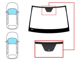 PARABRISAS MERCEDES CLASE A (W169) 2004-2008 3/5 PUERTAS / DELANTERO / VERDE / CON BASE ESPEJO 