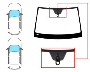 PARABRISAS MERCEDES CLASE A (W169) 2004-2008 3/5 PUERTAS / DELANTERO / VERDE / CON BASE ESPEJO / CON SENSOR 
