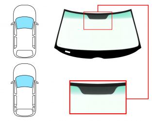 PARABRISAS MERCEDES CLASE E (W210) 1995-2000 4 PUERTAS / FAMILIAR / DELANTERO / VERDE BANDA VERDE