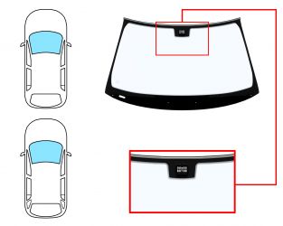 PARABRISAS MERCEDES CLASE E (W211) 2002-2006 4 PUERTAS / FAMILIAR / DELANTERO / AZUL / CON SENSOR / MOLDURAS PREMONTADAS