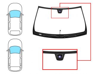 PARABRISAS MERCEDES CLASE E (W212) 2009-2013 4 PUERTAS / FAMILIAR / DELANTERA / VERDE / CON SENSOR / TERMICO / SIN CONECTOR CABLE / MOLDURAS PREMONTADAS 