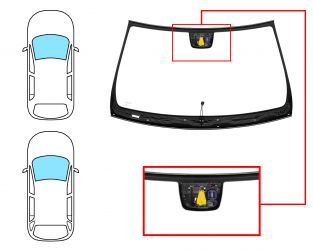 PARABRISAS MERCEDES CLASE E (W212) 2009-2013 4 PUERTAS / FAMILIAR / DELANTERA / VERDE / CON SENSOR / CON SOPORTE CAMARA MODIFICADA / TERMICO / MOLDURAS PREMONTADAS 