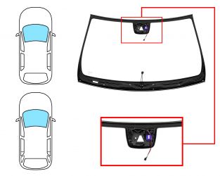 PARABRISAS MERCEDES CLASE E (W212) 2009-2013 4 PUERTAS / FAMILIAR / DELANTERA / VERDE / CON SENSOR / CON SOPORTE CAMARA MODIFICADA / TERMICO / MOLDURAS PREMONTADAS 