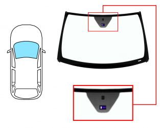 PARABRISAS MERCEDES CLASE GL (X164) 2006-2009 DELANTERO / AZUL / CON BASE ESPEJO / CON SENSOR / MOLDURAS PREMONTADAS 