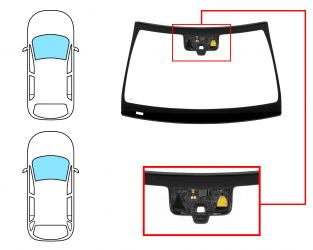 PARABRISAS MERCEDES CLASE C (W205) 2014-2018 4 PUERTAS / FAMILIAR / DELANTERO / VERDE / ACUSTICO / CON BASE ESPEJO / CON SENSOR / CON SOPORTE CAMARA / PANTALLA INTEGRADA / MOLDURAS PREMONTADAS