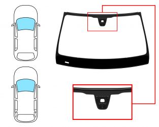 PARABRISAS MERCEDES CLASE E (W213) 2016-2020 4 PUERTAS / FAMILIAR / DELANTERO / VERDE / CON SENSOR / MOLDURAS PREMONTADAS 