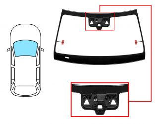 PARABRISAS MERCEDES CLASE GLC (X253) 2015-2020 DELANTERO / VERDE / ACUSTICO / CON SENSOR / CON SOPORTE CAMARA MODIFICADO / PANTALLA INTEGRADA / ANTENA / MOLDURAS PREMONTADAS