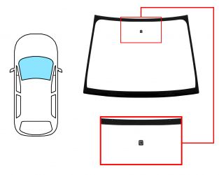 PARABRISAS MITSUBISHI COLT 2004-2008 3 PUERTAS / DELANTERO / VERDE / CON BASE ESPEJO 