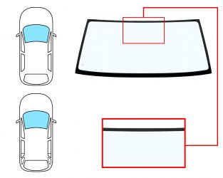 PARABRISAS MITSUBISHI MONTERO 1991-1997 3/5 PUERTAS / DELANTERO / AZUL