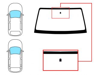 PARABRISAS MITSUBISHI MONTERO 2000-2003 3/5 PUERTAS / DELANTERO / VERDE / CON BASE ESPEJO 