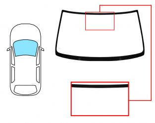 PARABRISAS NISSAN 100NX 1990-1995 DELANTERO / AZUL