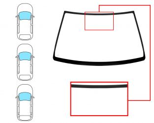 PARABRISAS NISSAN ALMERA 1998-2000 3/4 PUERTAS / FAMILIAR / DELANTERO / VERDE