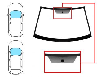 PARABRISAS NISSAN ALMERA 2003-2007 3/5 PUERTAS / DELANTERO / VERDE / CON BASE ESPEJO 