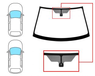 PARABRISAS NISSAN ALMERA 2003-2007 3/5 PUERTAS / DELANTERO / VERDE / CON BASE ESPEJO MODIFICADA 